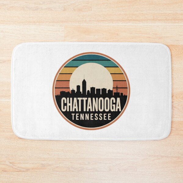 Item preview, Chattanooga Tennessee: Sunset Skyline Large Centered Moon designed and sold by CircinusStore.