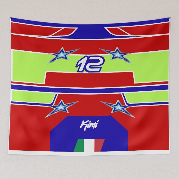 Item preview, Kimi Antonelli 12 F1 2026 Helmet inspired designed and sold by Pink Polar F1.