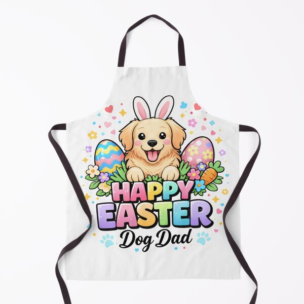 Item preview, Happy Easter Dog Dad Cute Bunny Puppy Pastel Design designed and sold by MoosElkPL.