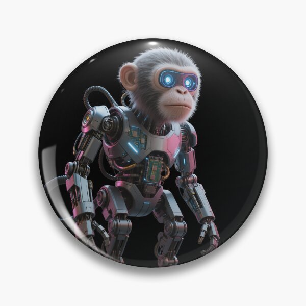 Item preview, Neon Trickster Monkey designed and sold by SynthRaccoon.