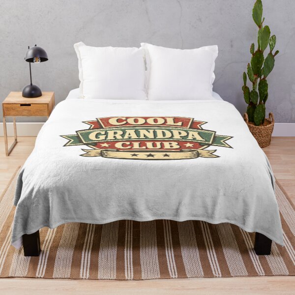 Item preview, Cool Grandpa Club - Vintage Retro Badge Design designed and sold by MKreative Studio.