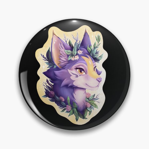 Item preview, Floral Fantasy Furry Portrait designed and sold by Blystka-Art.