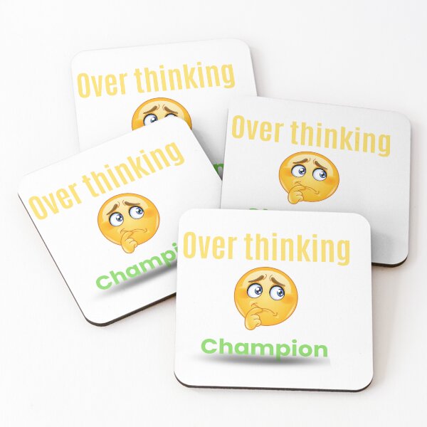 Item preview, Over thinking  champion  designed and sold by Fun Mood Prints .