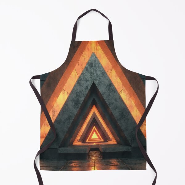Item preview, Symmetrical tunnel made of triangles with a glowing end designed and sold by Mianku | Für das Leben.