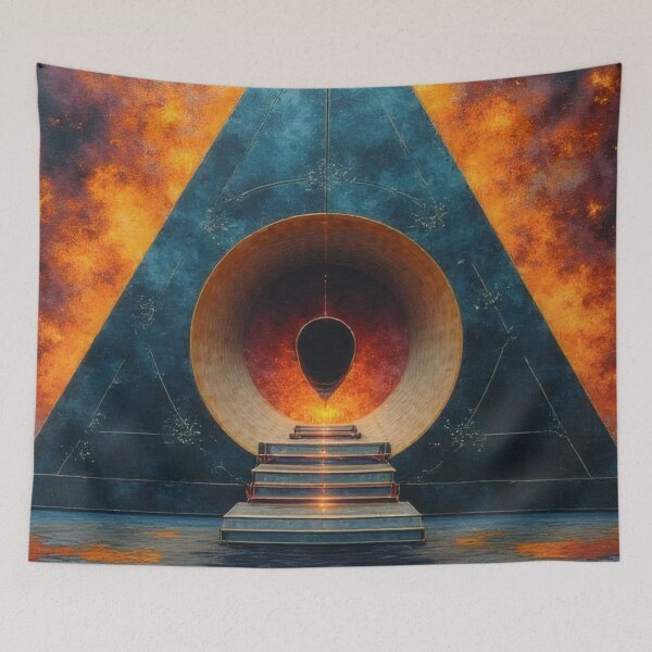 Item preview, Portal to the transcendent Pyramid of Fire designed and sold by Mianku | Für das Leben.