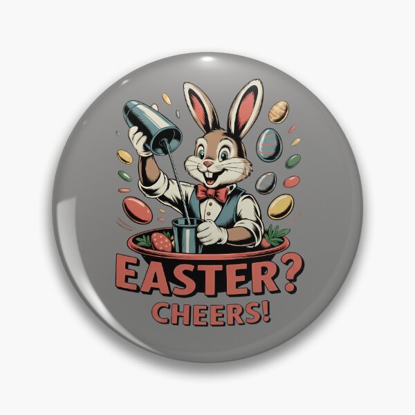 Item preview, Funny Easter Bunny Cocktail Design designed and sold by Art-Arcade6.