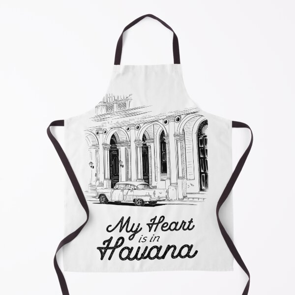Item preview, My Heart Is in Havana — Cuba Travel Black and White designed and sold by Marlene Wagenhofer.