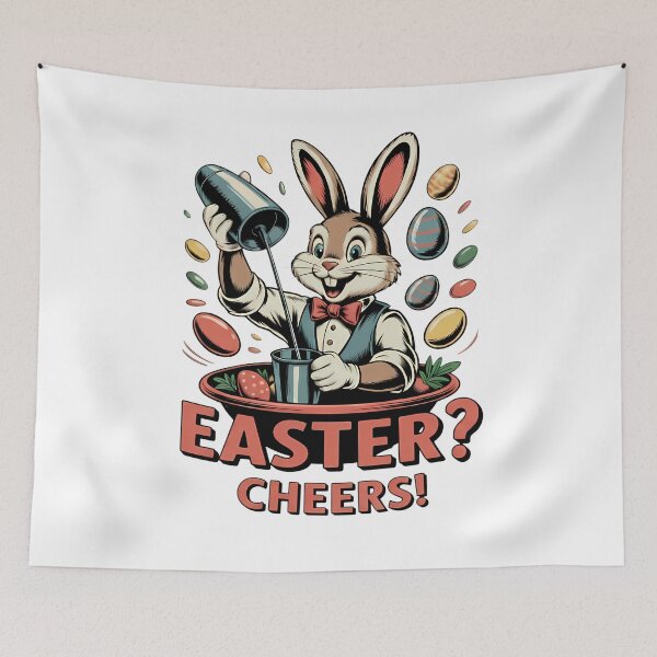 Item preview, Funny Easter Bunny Cocktail Design designed and sold by Art-Arcade6.