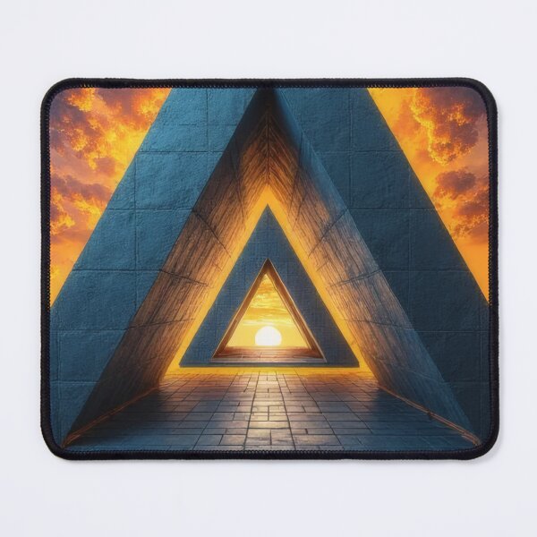 Item preview, Pyramid, sunset and spiritual journey designed and sold by Mianku | Für das Leben.