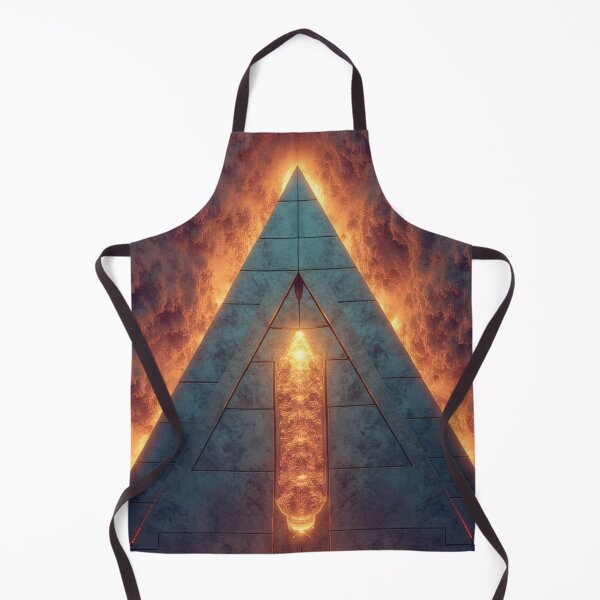 Item preview, Mystical pyramid with a glowing energy source designed and sold by Mianku | Für das Leben.