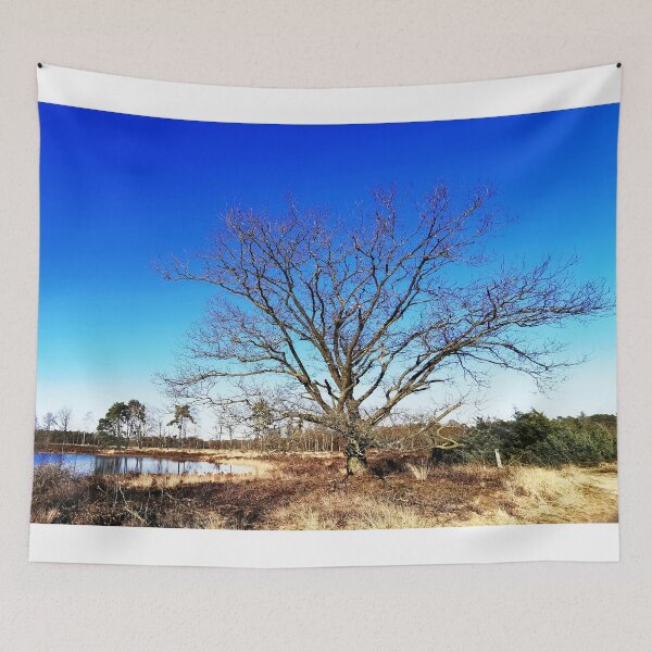Item preview, Solitary Tree by a Tranquil Lake designed and sold by Peter Kraaibeek Art Gallery.