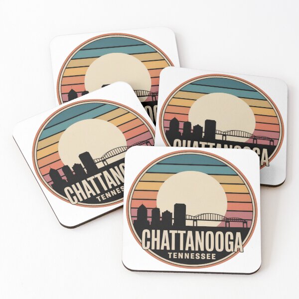 Item preview, Chattanooga Tennessee: Skyline Large Centered Moon designed and sold by CircinusStore.