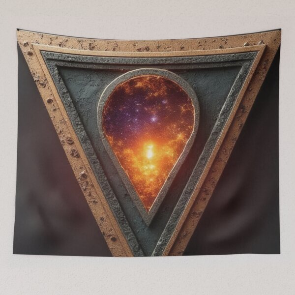 Item preview, Cosmic triangle symbol of inner strength designed and sold by Mianku | Für das Leben.