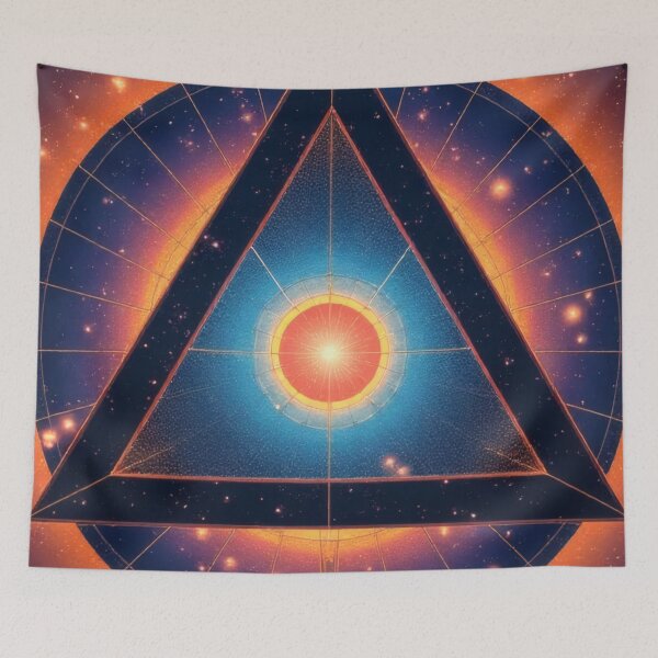 Item preview, Cosmic Triangle: Universal Harmony and Balance designed and sold by Mianku | Für das Leben.