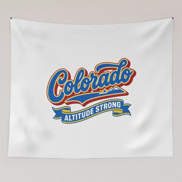 Item preview, Retro Colorado Altitude Strong - Vintage State Pride designed and sold by Cozy-Old-Pub.