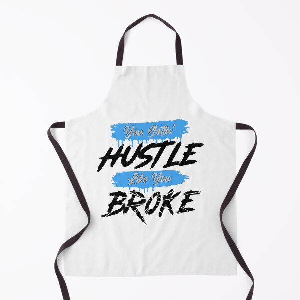 Item preview, HUSTLE BROKE! To Match Jordan 14 Black and University Blue, Jordan 14 University Blue Matching, 14s Retro Blue Black Match designed and sold by NinMema.