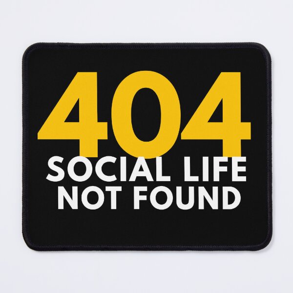 Item preview, 404 Social Life Not Found Shirt Funny Programmer Cat T-Shirt Introvert Geek Gift designed and sold by Wild Pixel Studio.