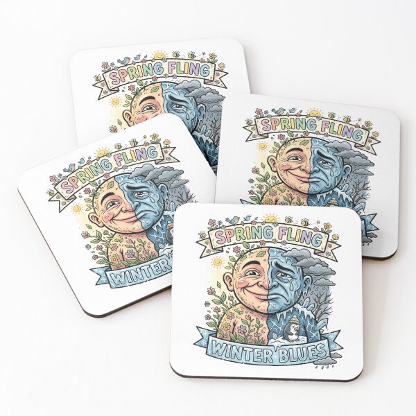 Item preview, SPRING FLING / WINTER BLUES designed and sold by Imaginarium of Chaos falcon88 .