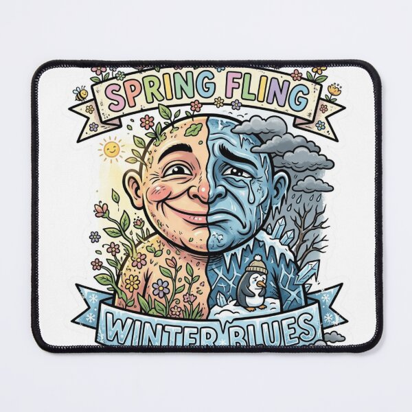 Item preview, SPRING FLING / WINTER BLUES designed and sold by Imaginarium of Chaos falcon88 .