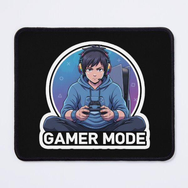 Item preview, Gamer Mode - Anime Boy Gaming Logo designed and sold by WalterAdd.