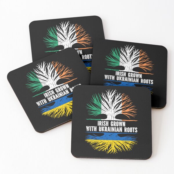 Item preview, Irish Grown with Ukrainian Roots  designed and sold by CosmoKitsch.