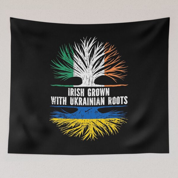 Item preview, Irish Grown with Ukrainian Roots  designed and sold by CosmoKitsch.