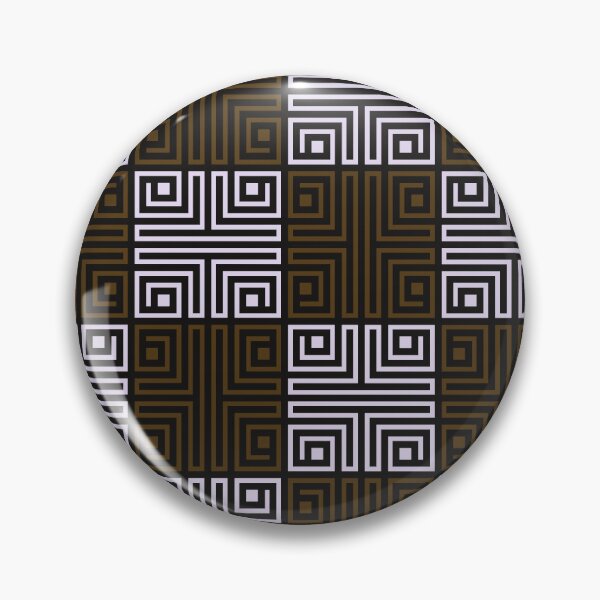 Item preview, Brown Indigenous Savannah Tessellation - Aztec Samoan Tiki  - Bridesmaid Gifts designed and sold by RoyalStarsPatts.