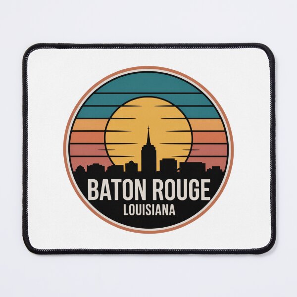 Item preview, Baton Rouge Louisiana: Sunset Skyline Large Centered Golden Sun  designed and sold by CircinusStore.