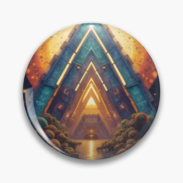 Item preview, Pyramid gateway to the universe above the water designed and sold by Mianku | Für das Leben.