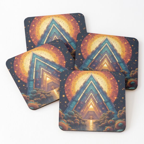 Item preview, Pyramid gateway to the universe above the water designed and sold by Mianku | Für das Leben.