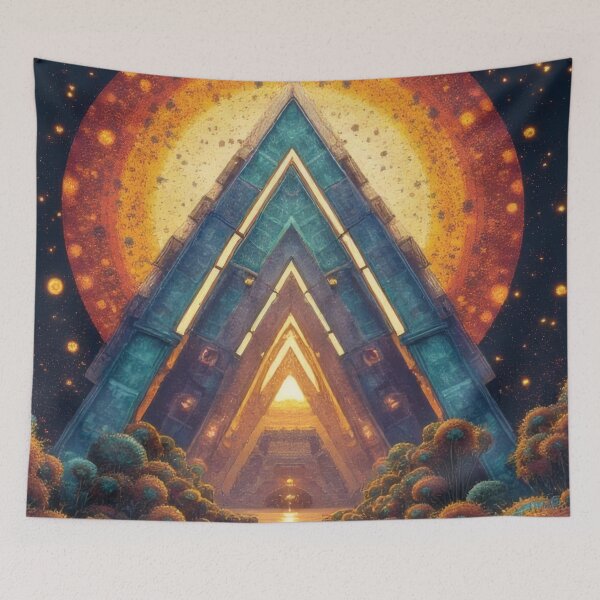Item preview, Pyramid gateway to the universe above the water designed and sold by Mianku | Für das Leben.
