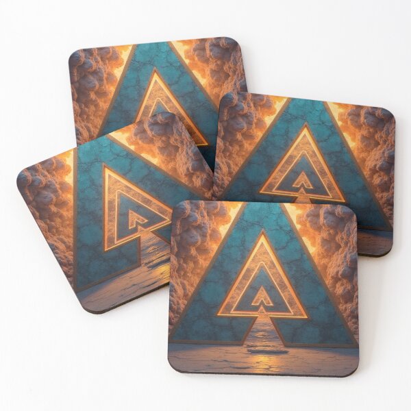 Item preview, Triangular portal in a mystical world designed and sold by Mianku | Für das Leben.