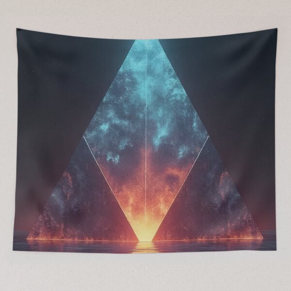 Item preview, Luminous pyramid on the reflecting water designed and sold by Mianku | Für das Leben.