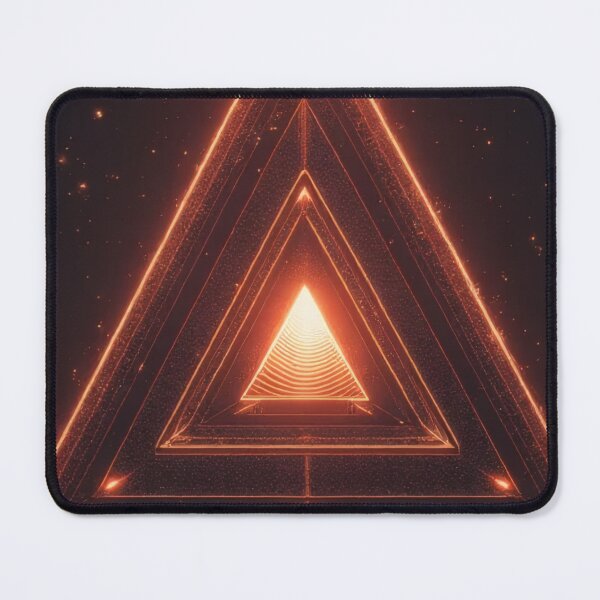 Item preview, Luminous pyramids in cosmic space designed and sold by Mianku | Für das Leben.