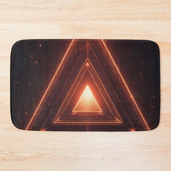 Item preview, Luminous pyramids in cosmic space designed and sold by Mianku | Für das Leben.
