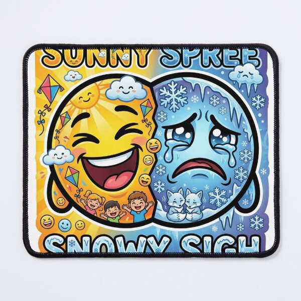 Item preview, SUNNY SPREE / SNOWY SIGH designed and sold by Imaginarium of Chaos falcon88 .