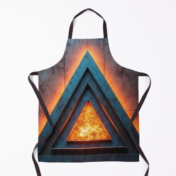 Item preview, Illuminated triangle in an industrial setting designed and sold by Mianku | Für das Leben.