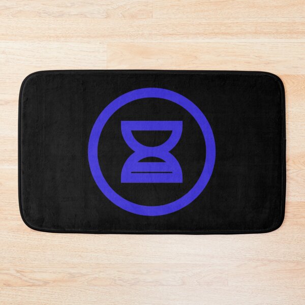 Item preview, Bold Blue Balance Bitches Hourglass Circle Logo designed and sold by LekkieStudioArt.