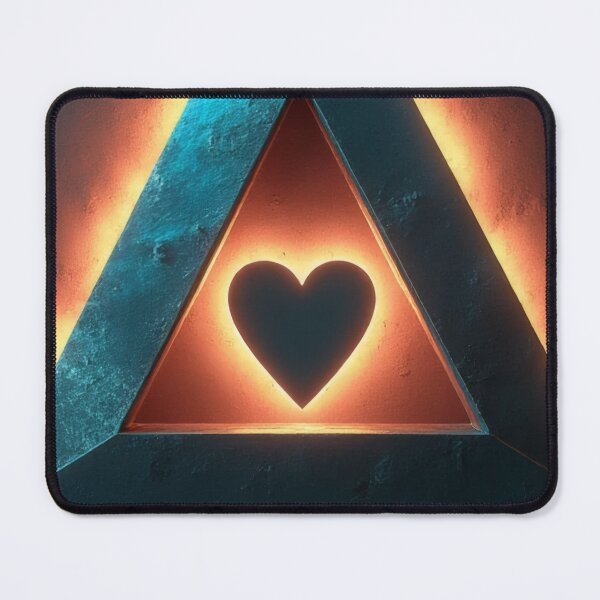 Item preview, Triangle, heart, and the mystery of love designed and sold by Mianku | Für das Leben.