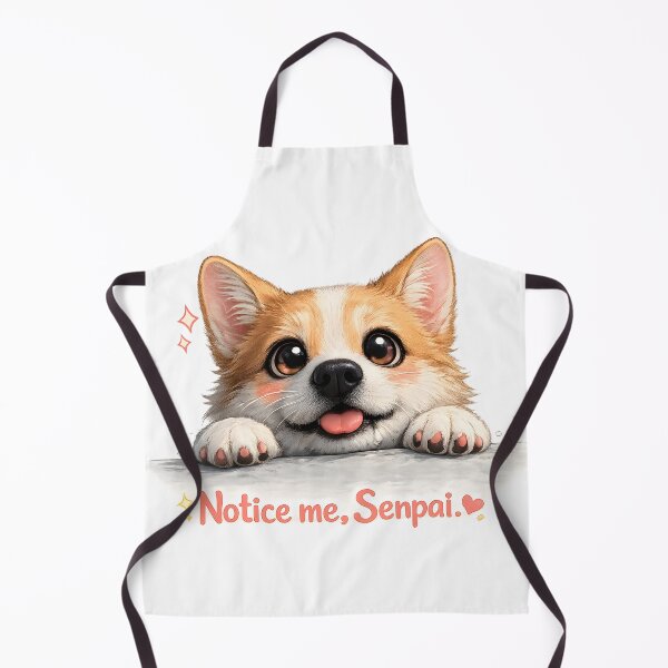 Item preview, Notice Me Senpai Corgi - Cute Anime Style Puppy Dog designed and sold by ChubbyGoong.