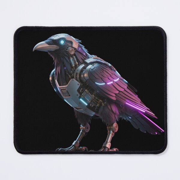 Item preview, Neon Circuit Raven designed and sold by SynthRaccoon.
