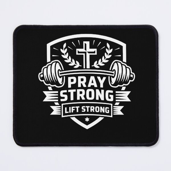 Item preview, Pray Strong Lift Strong Christian designed and sold by MooonTees.