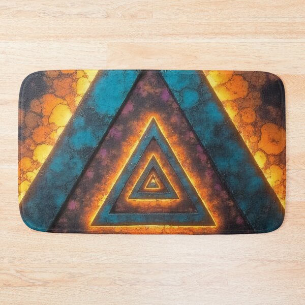 Item preview, Symmetrical triangles with a luminous interior glow designed and sold by Mianku | Für das Leben.