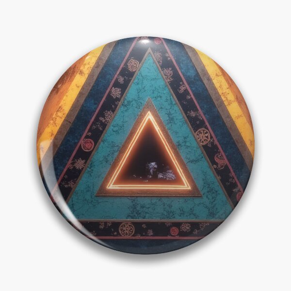 Item preview, Framed triangles with neon lights and patterns designed and sold by Mianku | Für das Leben.