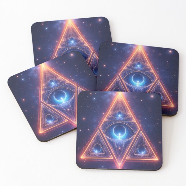 Item preview, Cosmic Pyramid: Eye of Eternal Wisdom designed and sold by Mianku | Für das Leben.