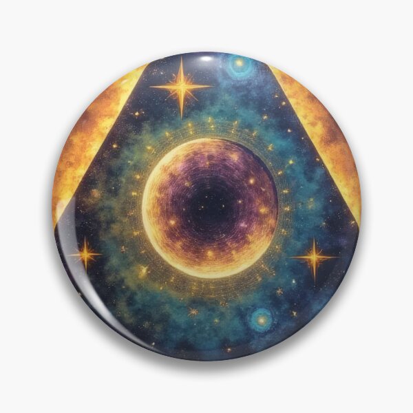 Item preview, Cosmic pyramid with stars and planets designed and sold by Mianku | Für das Leben.