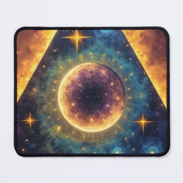 Item preview, Cosmic pyramid with stars and planets designed and sold by Mianku | Für das Leben.