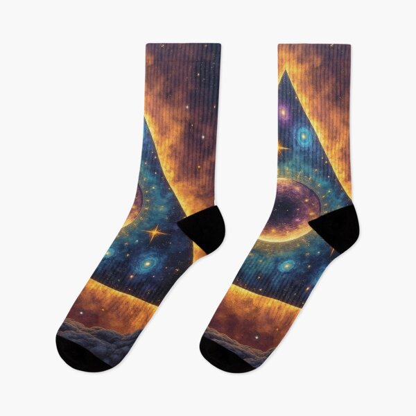 Item preview, Cosmic pyramid with stars and planets designed and sold by Mianku | Für das Leben.