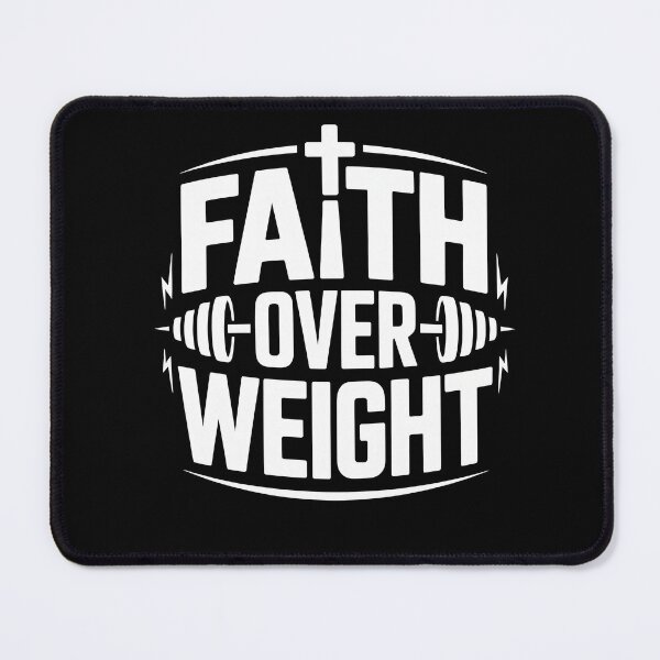 Item preview, Faith Over Weight Christian Fitness designed and sold by MooonTees.