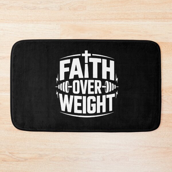 Item preview, Faith Over Weight Christian Fitness designed and sold by MooonTees.